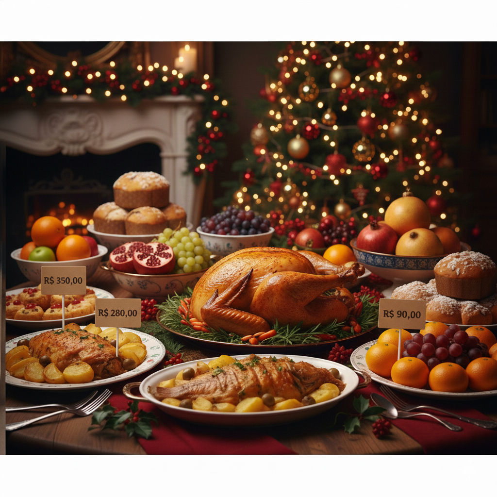 Ceia de Natal 2025: quanto custa manter a tradição?