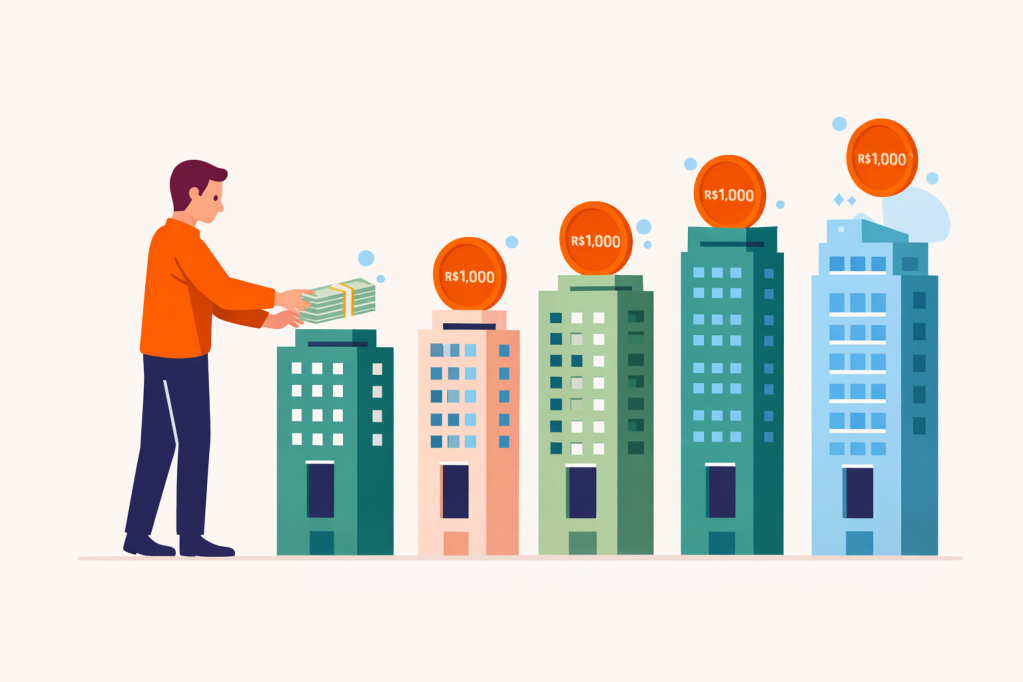 Renda passiva com FIIs: quanto aplicar para receber R$1.000 por mês? – Fevereiro/2026