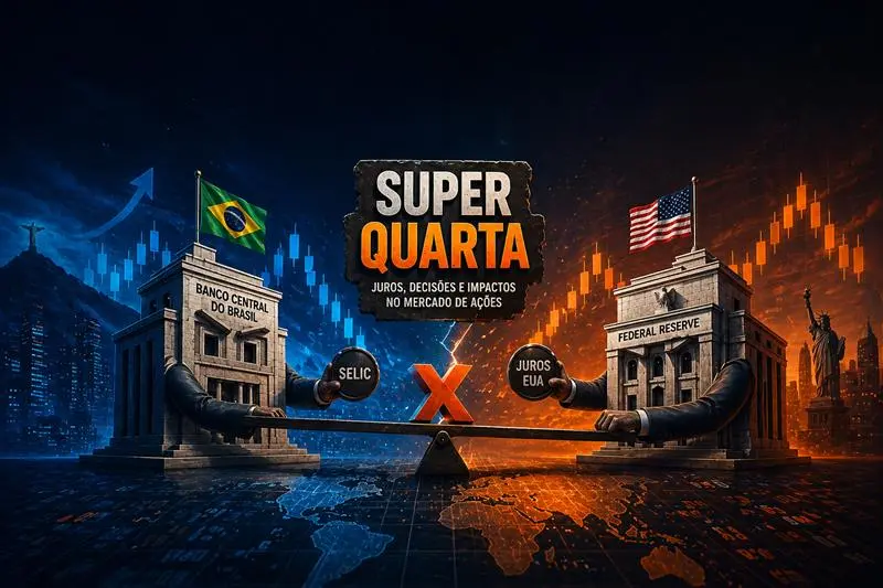 Super quarta com decisões de juros do Copom e FOMC